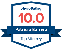 Avvo Rating For Patricio Barrera